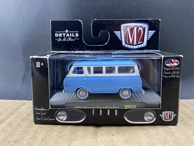 M2 MACHINES Walmart Exc. 1965 Mercury Econoline Van VMTS10 1:64, COMB SHIP $1 - Image 1 of 4