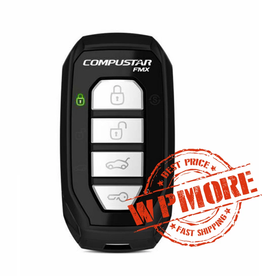 Compustar 2WG15R-FM 2-Way 4-Button 3000-FT LED Confirmation Replacement Remote - Image 1 of 1