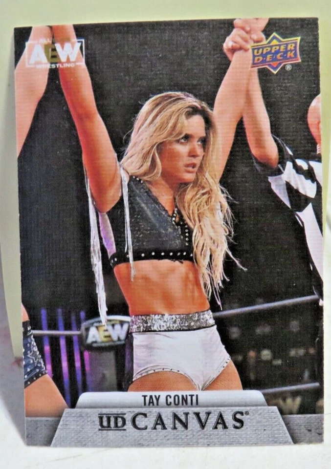Tay Conti - 2021 UD Upper Deck AEW Canvas First Edition Card #C-9 - Image 1 of 2