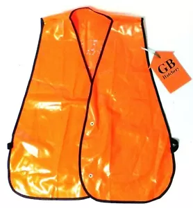 Gilet Arancione Pericolo Sicurezza Leggero Strada Lavoratore Caccia Visibilità Bici - Foto 1 di 4