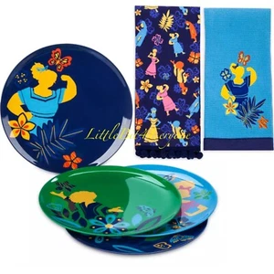 NUEVO Juego de 4 platos y 2 toallas de cocina Disney Encanto Luisa BRUNO Camilo DOLORES - Imagen 1 de 7