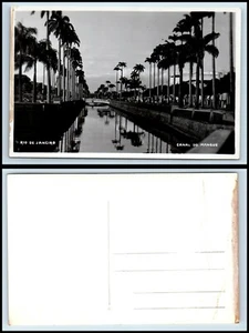 BRAZIL RPPC Photo Postcard - Rio De Janiero, Canal Do Mangue CC - Picture 1 of 1