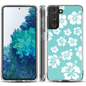 Custodia bumper per Samsung galaxy S21+ 5G - Hibiscus Teal - Foto 1 di 3