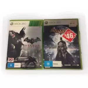 XBOX 360 Batman Arkham City Batman Arkham Asylum Games Manuals - Picture 1 of 3