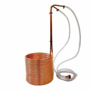 NY Brew Supply 50' Copper Wort Chiller 3/8" - Beer Homebrew Immersion