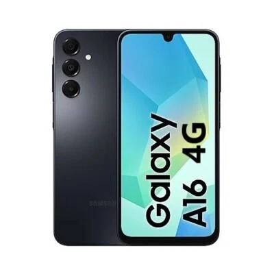 Cellulare Smartphone Samsung Galaxy A16 4G 6,7” A165 4+128GB Dual Sim Black - Immagine 1 di 4