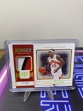 2022 National Treasures Pascal Siakam Jersey Treasures /25 3 Color Patch