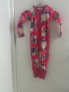 bonds zip wondersuit hibiscus flowers sz 3 bnwt (a21 - Picture 1 of 4