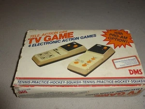 VINTAGE DMS TELE-ACTION 4 GAMES SYSTEM ELECTRONIC TENNIS HOCKEY SQUASH MAGNAVOX - Picture 1 of 4