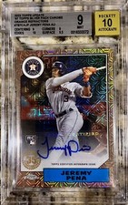 2022 Topps Update ‘87 Silver Pack Chrome Jeremy Pena RC Orange Ref Auto /25