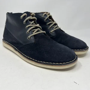 POINTER Men’s Size 9 Black Suede & Leather Ankle Urban Ankle Boots, VGC - Picture 1 of 11