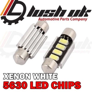 *2X4 SMD 5630 LED 42MM BLANCO MATRÍCULA LUZ INTERIOR ACTUALIZACIÓN BOMBILLA FESTOON - Imagen 1 de 4
