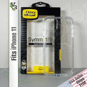 OtterBox Symmetry Case for iPhone 11 - Clear Stardust | One Piece Design - Picture 1 of 18