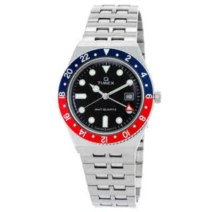 Reloj para hombre Timex Q Timex cuarzo esfera negra TW2V38000 NUEVO SIN CAJA - Imagen 1 de 3