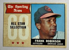 1968 Topps Baseball Sporting News Frank Robinson Baltimore Orioles Card #373