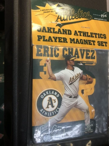 Oakland A's Player Magnet Set Includes 8 Magnets Cover