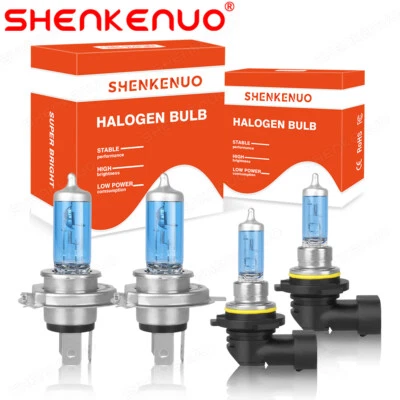 For Scion XB 2004 2005 2006 H4 9006 Headlight Front High/Low Fog Light Bulbs Kit - Image 1 of 4