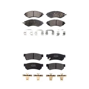 Semi-Metallic Brake Pads Front Rear Kit For Chevrolet Spark EV - Picture 1 of 2