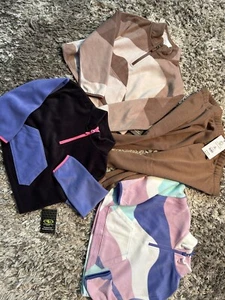 NEW LOT 5 GIRLS CLOTHING 3 LS SHIRTS, TWO PANTS GIRLS XS 4/5 - Picture 1 of 9