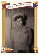 Audie Murphy trading card WWII 1992 Pacific #51 USA Medal of Honor Actor