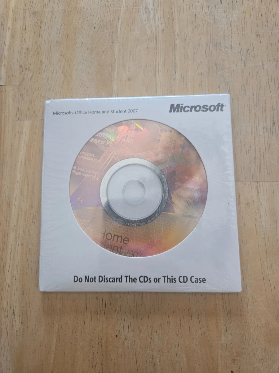 Microsoft Office 2007 Cd for sale - eBay