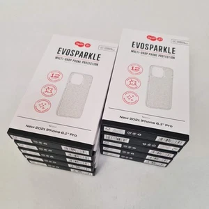 10x Tech21 Case For iPhone 13 Pro Evo Sparkle Cover Drop Protection Gold Glitter - Picture 1 of 10