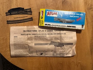 Vintage Atlas N Scale Right Manual 2583 USA New Free Shipping - Picture 1 of 2