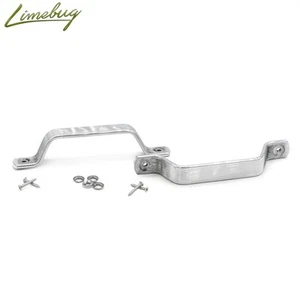 Classic T2 Split Screen Polished Interior Door Grab Handles Pair VW - Picture 1 of 4