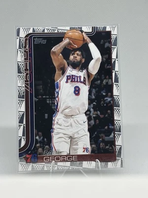2025-26 Topps NBA PAUL GEORGE #23 Temporada CONSEJO Paralelo Philadelphia 76ers 🔥 Foto 1 de 2