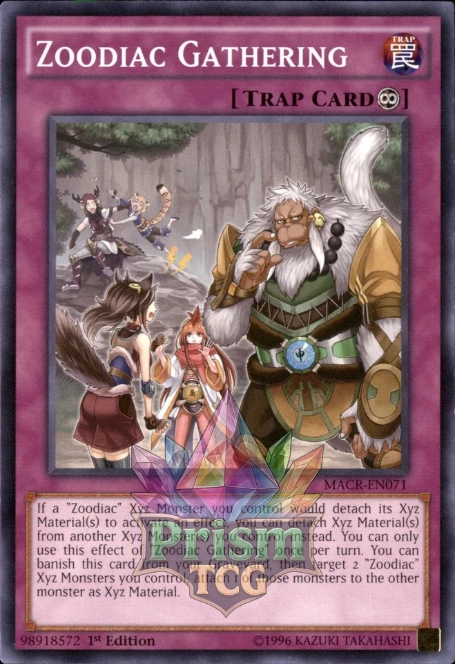 1st Ed Zoodiac Gathering MACR-EN071 Yugioh - Image 1 of 1