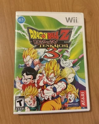 Dragon Ball Z Budokai Tenkaichi 3 (Nintendo Wii, 2007)  Complete CIB Tested Game - Image 1 of 4