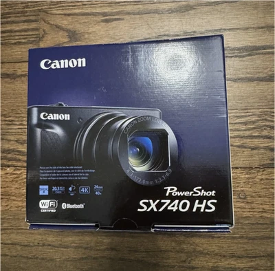 NEW Canon PowerShot SX740 HS 20.3MP Compact Digital Camera - Silver - Image 1 of 3