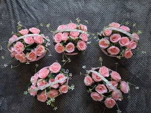 Pink Flower Baskets  - Picture 1 of 3