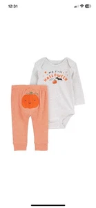 Carter Bebé Conjunto 24 Meses Tema Halloween "Mi Primer Halloween" NUEVO - Imagen 1 de 7