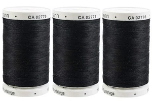 Gtermann Sew-All Thread, Black, 547 Yards (3 Pack) - Picture 1 of 1