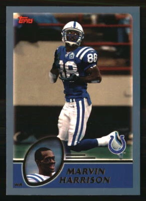 Marvin Harrison 2003 Topps #290 FOOTBALL Card - Image 1 of 2