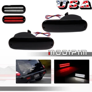 Smoked White/Red Backup Lights Tail Brake Lights For 2001-05 Chrysler PT Cruiser - Picture 1 of 11