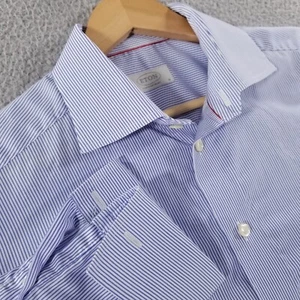 ETON Dress Shirt 16 Large French Cuff Contemporary Fit Formal Button Business - Picture 1 of 16