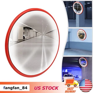 24" Convex Traffic Mirror Garage Parking Blind Spot Safety Corner Road Driveway - Picture 1 of 18