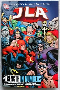 JLA STRENGTH IN NUMBERS Trade Paperback Graphic Novel ~ Grant Morrison Mark Waid - Picture 1 of 2