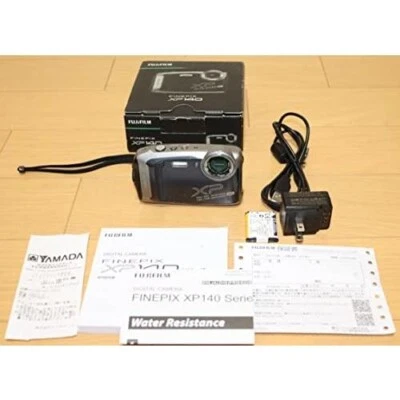 FUJIFILM Digital Waterproof Camera FX-XP140DS Dark Silver - Image 1 of 4