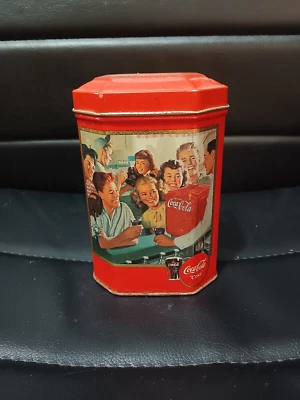 Coca Cola Vintage Red Tin Maltshop - Image 1 of 4