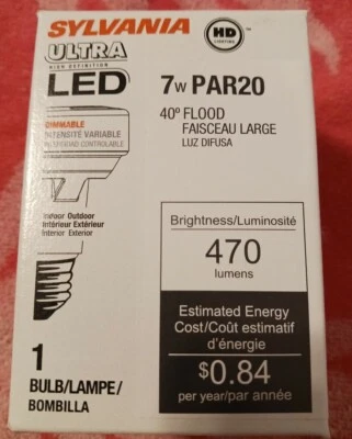 SYLVANIA-OSRAM 79068 LED7PAR20/PRO/930/FL40/P3 - Image 1 of 4