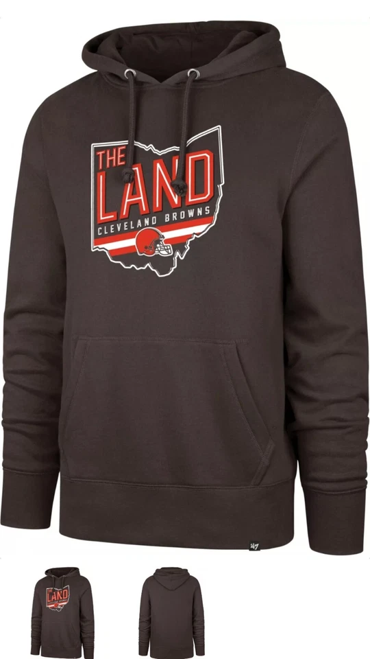 47 Mens Cleveland Browns The Land Pullover Hoodie NFL NWT MSRP $75 - Image 1 of 1