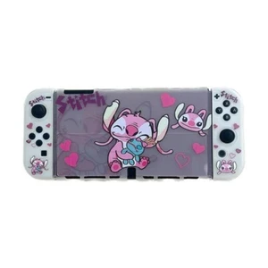 Cartoon Stitch Nintendo Switch OLED Gaming Console Case Split Case - Picture 1 of 10