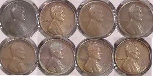 1913-D THRU 1929-P CENTAVOS DE TRIGO DE VARIOS GRADOS (9 MONEDAS) - Imagen 1 de 4