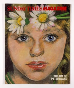 PETER BLAKE Petra Kelly SAM LLEWELLYN Sunday Times magazine January 1983 SOFABED - Picture 1 of 2
