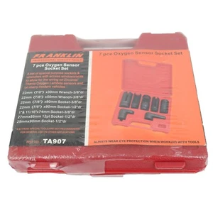 7pc Lambda Oxygen Car Sensor Socket Set Franklin TA907 - Picture 1 of 3