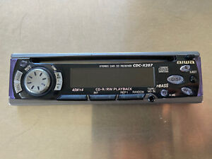 AIWA CDC-X207  CAR  STEREO FACEPLATE ONLY AIWA CDC-X207 FACEPLATE ONLY