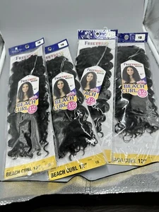 FREETRESS SYNTHETIC CROCHET BRAID - BEACH CURL 12" - Picture 1 of 3